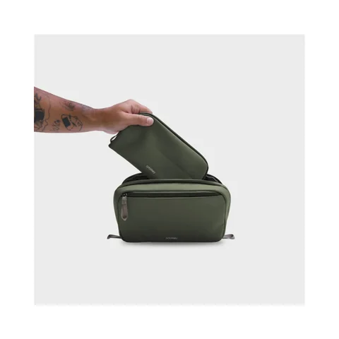 2-in-1 Tech Accessory Pouch by Orbitkey, Olive, view 3