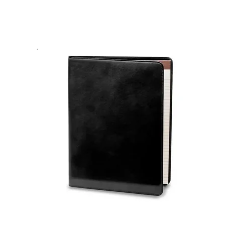 Bosca Writing Pad Cover in Old Leather, Black