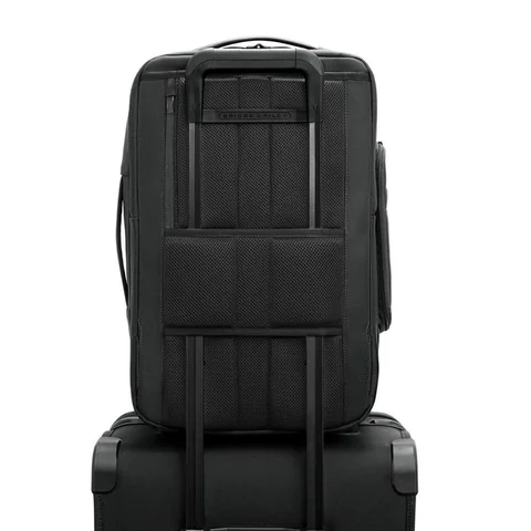 Briggs & Riley Baseline Medium Convertible Backpack, Black, view 5