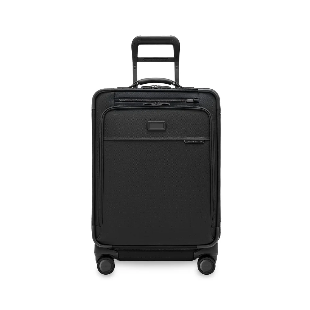 Briggs & Riley Compact 24" Checked Expandable Spinner, Black
