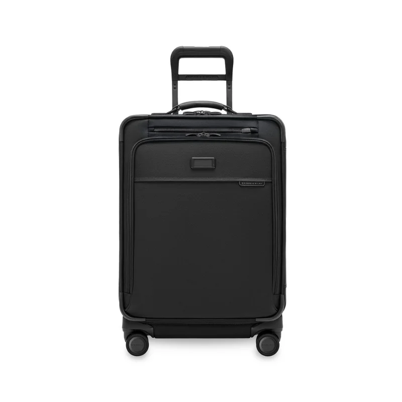 Briggs & Riley Compact 24" Checked Expandable Spinner, Black