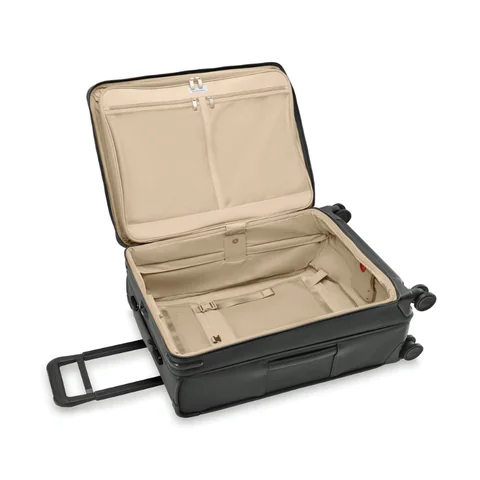 Briggs & Riley Compact 24" Checked Expandable Spinner, Black, view 3