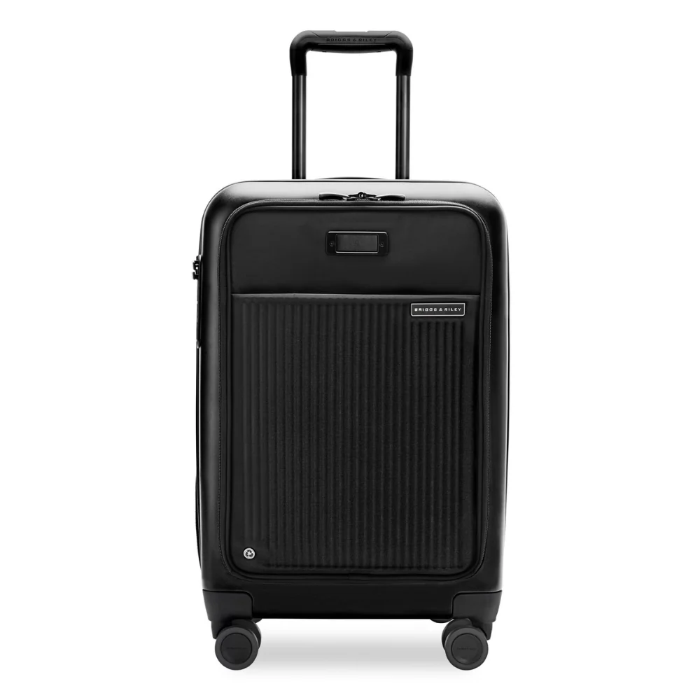 Briggs & Riley Sympatico Essential 22" Front Pocket Carry-On Expandable Spinner, Black