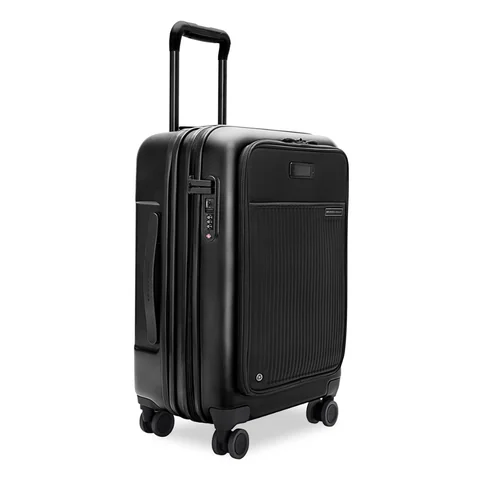 Briggs & Riley Sympatico Essential 22" Front Pocket Carry-On Expandable Spinner, Black, view 3