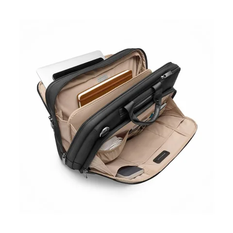 Briggs & Riley @Work Large Expandable Brief, Black, view 3