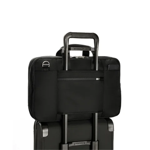 Briggs & Riley @Work Large Expandable Brief, Black, view 5