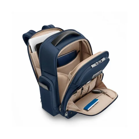 Briggs & Riley @Work Medium Cargo Backpack, Navy, view 3