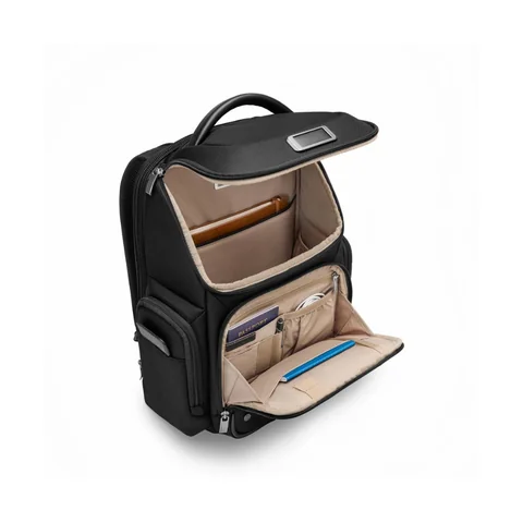 Briggs & Riley @Work Medium Widemouth Backpack, Black, view 3