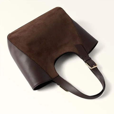 Furla Dora Tote M, Chocolate, view 5