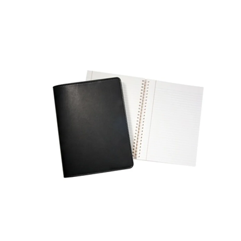 Leather Refillable 9" Journal by Graphic Image, Black