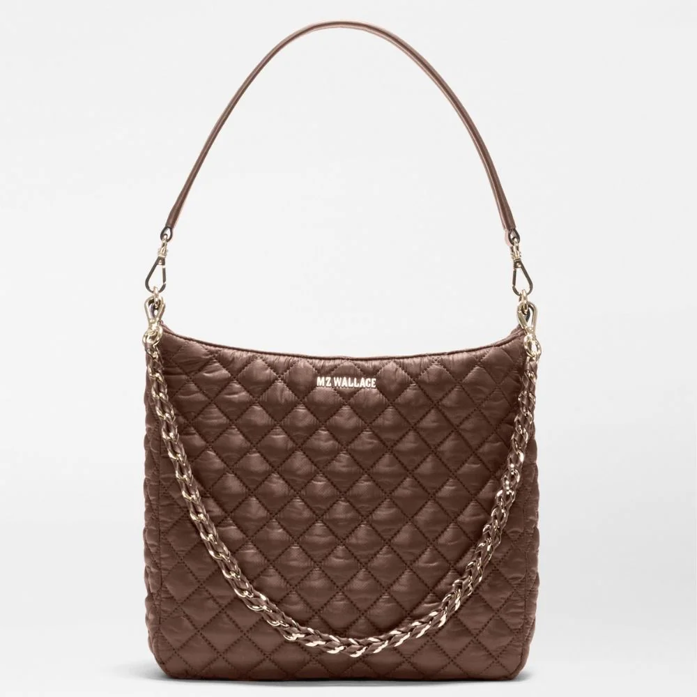 MZ Wallace Crosby Hobo in Walnut