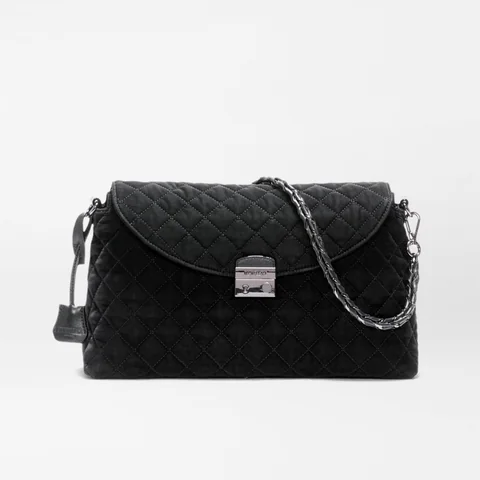 MZ Wallace Crosby Lock Shoulder in Tech Velvet