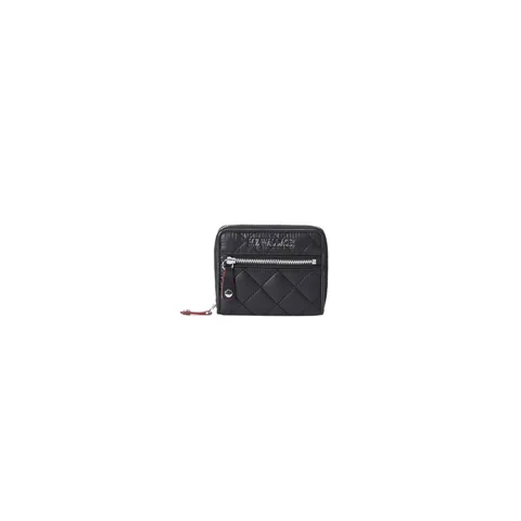 MZ Wallace Crosby Small Wallet in Black, view 3