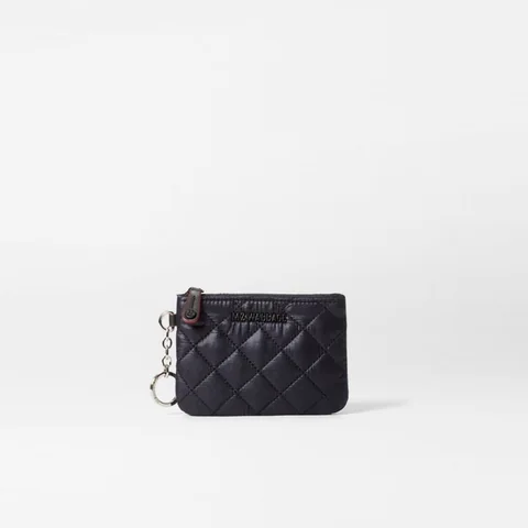 MZ Wallace Flat Key Pouch in Black