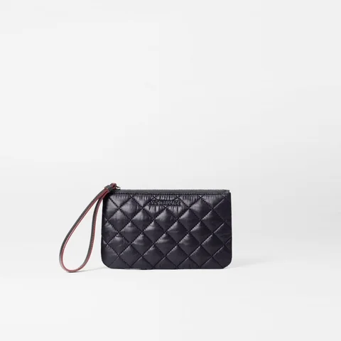 MZ Wallace Flat Metro Wristlet in Black