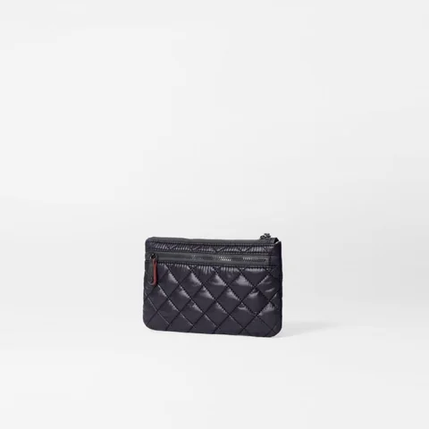 MZ Wallace Flat Metro Wristlet in Black, view 2