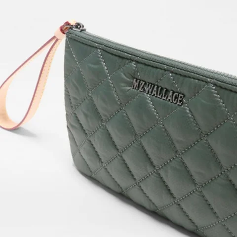 MZ Wallace Flat Metro Wristlet in Juniper, view 2