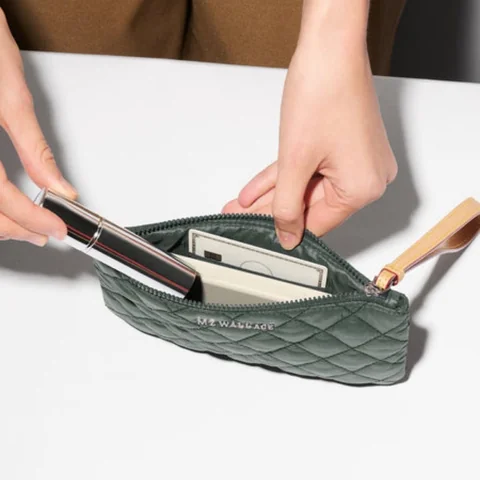 MZ Wallace Flat Metro Wristlet in Juniper, view 3