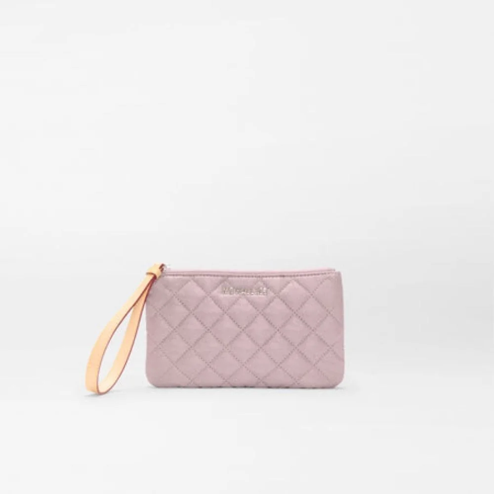 MZ Wallace Flat Metro Wristlet in Quail