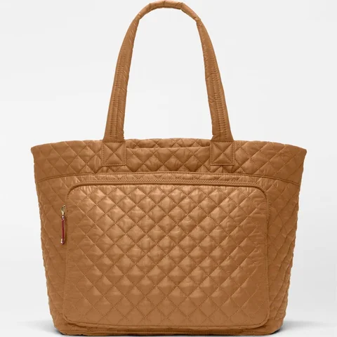 MZ Wallace Large Metro Travel Tote in Cognac, view 2