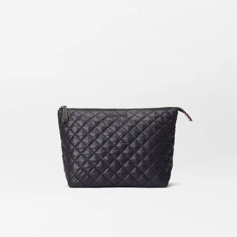 MZ Wallace Large Zoey Zip Pouch in Black