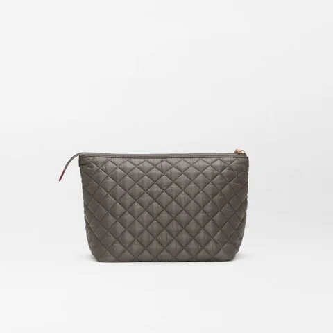 MZ Wallace Large Zoey Zip Pouch in Magnet, view 2