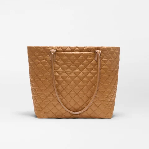 MZ Wallace Medium Daily Tote in Cognac, view 2