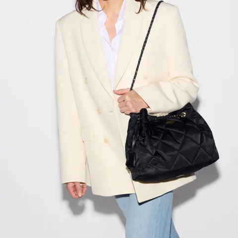 MZ Wallace Medium Frankie Tote in Black, view 4