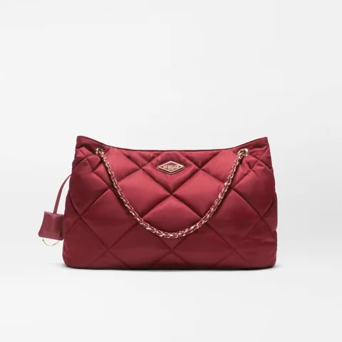 MZ Wallace Medium Frankie Tote in Claret