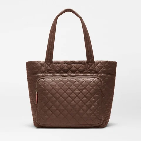 MZ Wallace Medium Metro Travel Tote in Walnut, view 2
