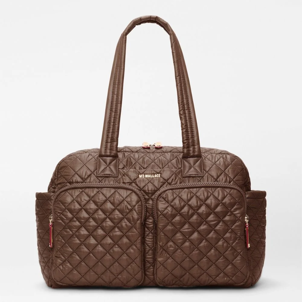 MZ Wallace Nik Duffel in Walnut