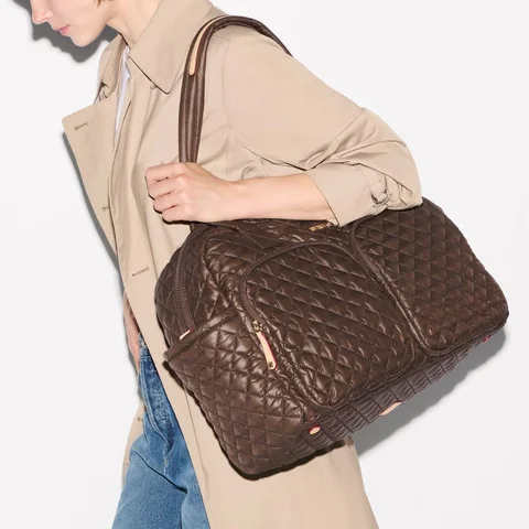 MZ Wallace Nik Duffel in Walnut, view 3