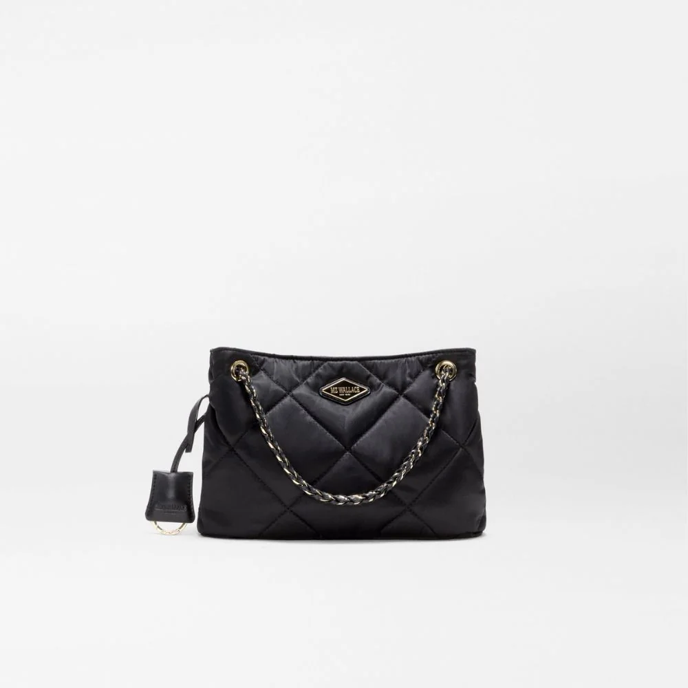 MZ Wallace Small Frankie Tote in Black