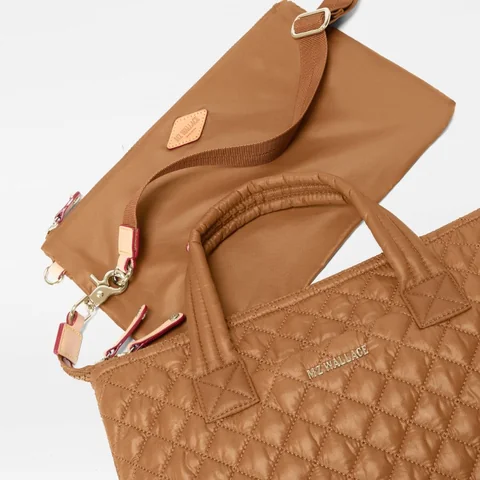 MZ Wallace Small Sutton Deluxe in Cognac, view 2