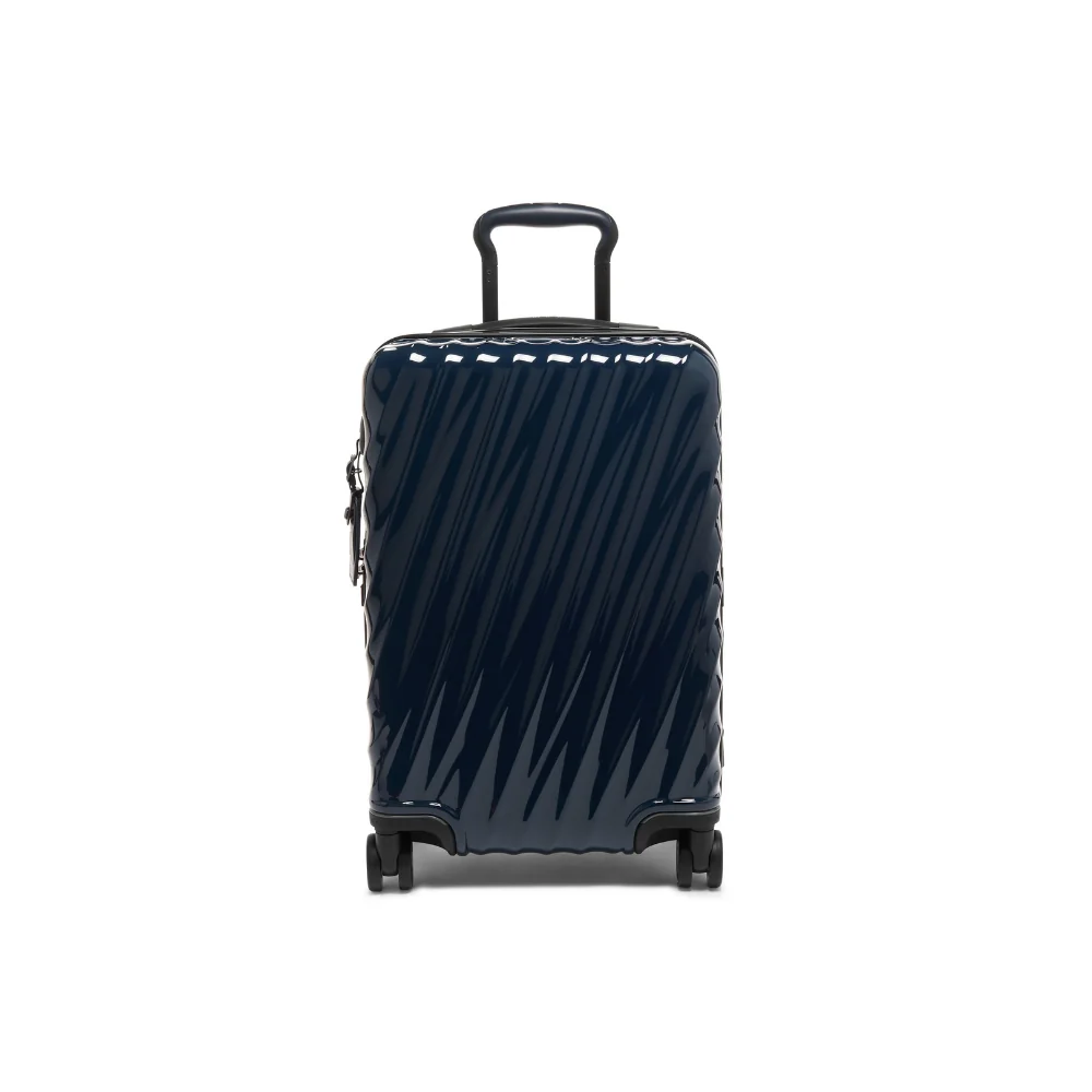 TUMI 19 Degree International Expandable 4 Wheeled Carry On, Navy