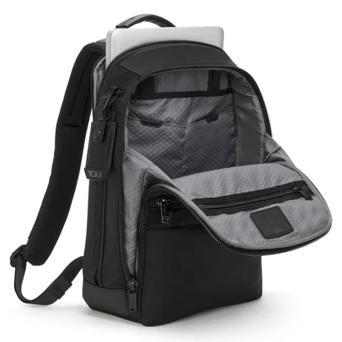 TUMI Alpha Bravo Dynamic Backpack, Black, view 4