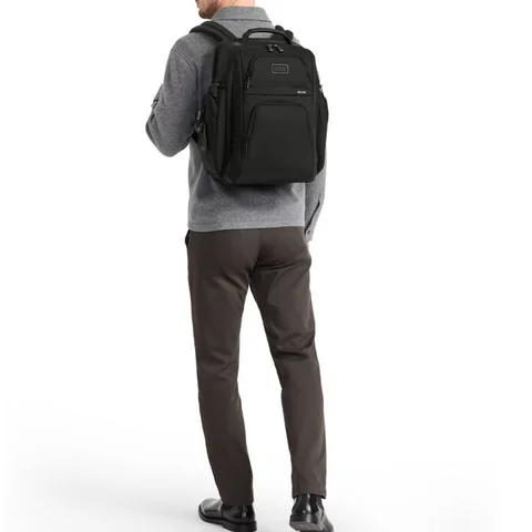 TUMI Alpha Brief Pack, Black, view 3