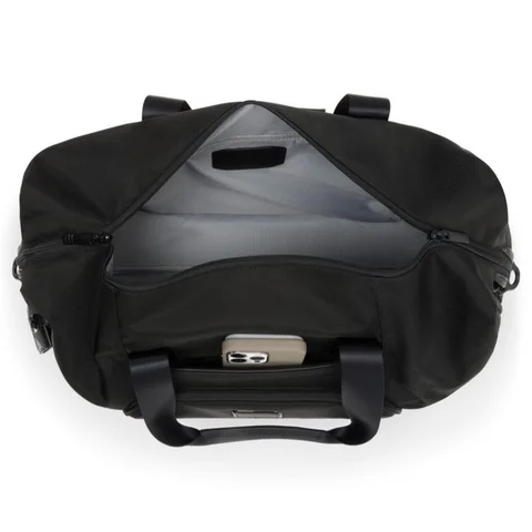 TUMI Alpha Double Expandable Duffel, Black, view 5
