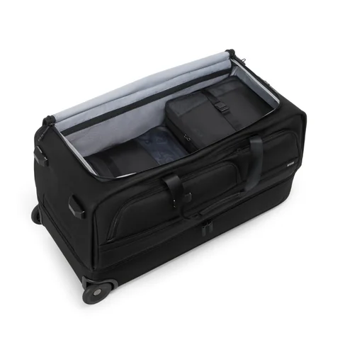 TUMI Alpha Large 2-Wheeled Duffel, Black, view 2