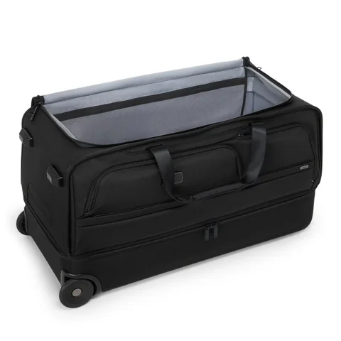 TUMI Alpha Large 2-Wheeled Duffel, Black, view 4