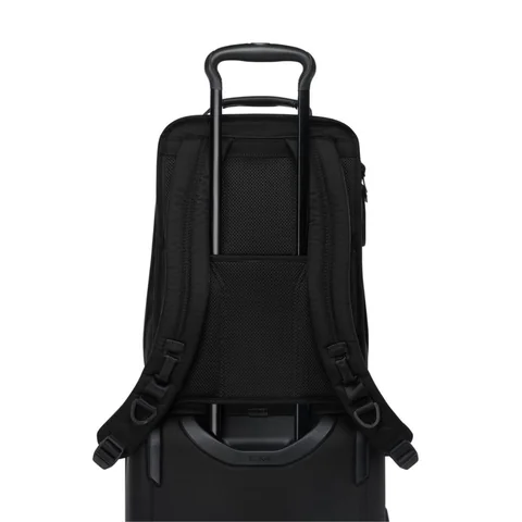 TUMI Alpha Medium 15" Expandable Backpack, Black, view 2