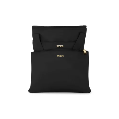 TUMI Just in Case Tote, Black with Gold, view 4