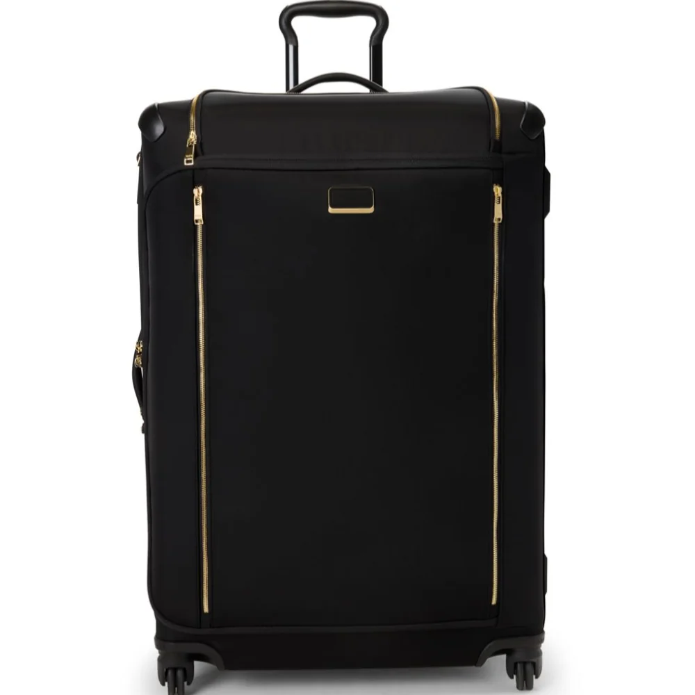 TUMI Voyageur Leger Extended Trip Expandable Packing Case, Black with Gold