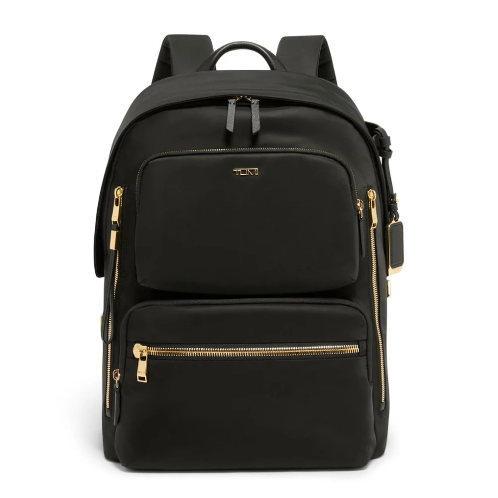TUMI Voyageur Montana Backpack, Black with Gold