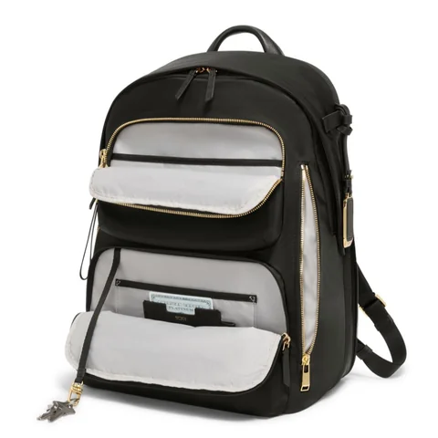 TUMI Voyageur Montana Backpack, Black with Gold, view 4