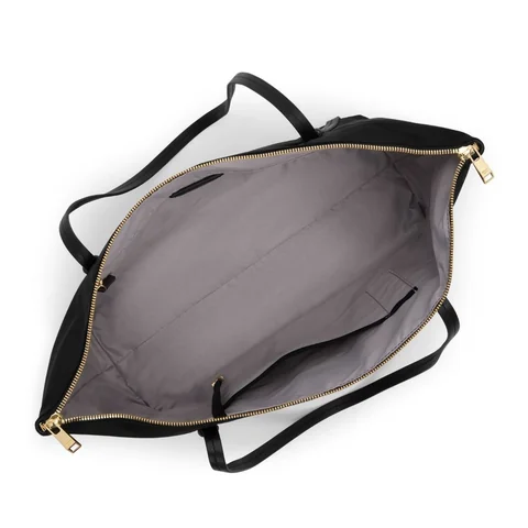 TUMI Voyageur Q Tote, Black with Gold, view 4