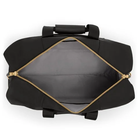 TUMI Voyageur Rhys Expandable Duffel, Black with Gold, view 4